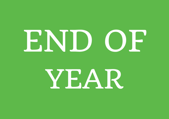 Ask for donations at the end of the calendar year