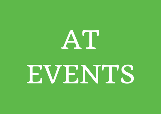 Ask for donations at events